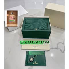 Watch box Brand New Authentic Rolexx New Style Green Box Watch box