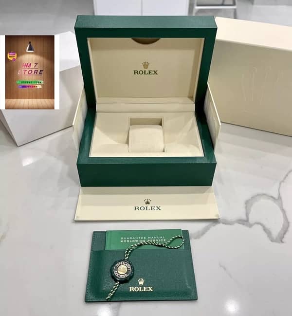 Brand New Authentic Rolex New Style Green Box Watch box 1