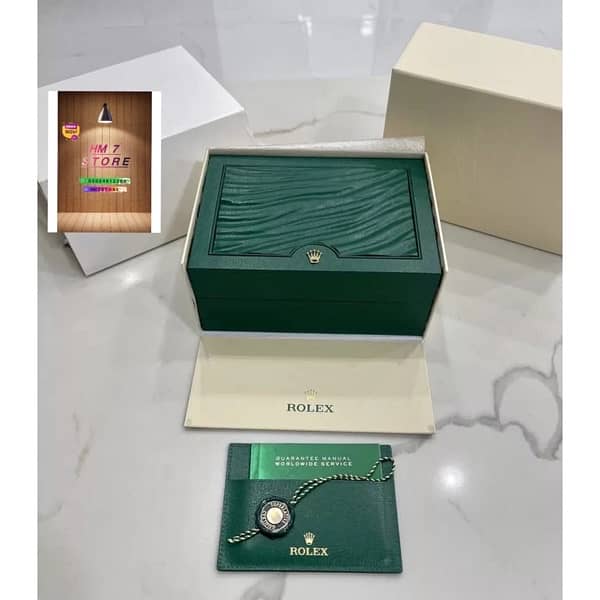 Brand New Authentic Rolex New Style Green Box Watch box 3