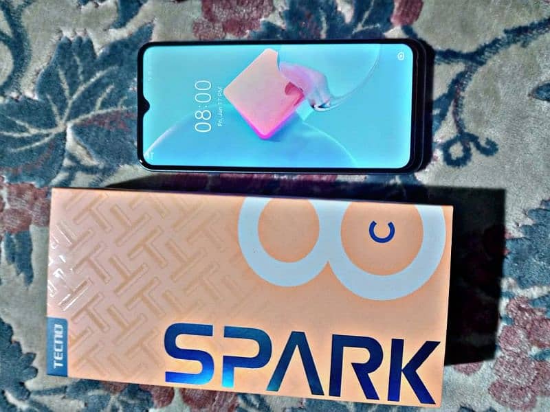 Tecno spark 8C For sale 4/128 lush condition 10/10 open box 0