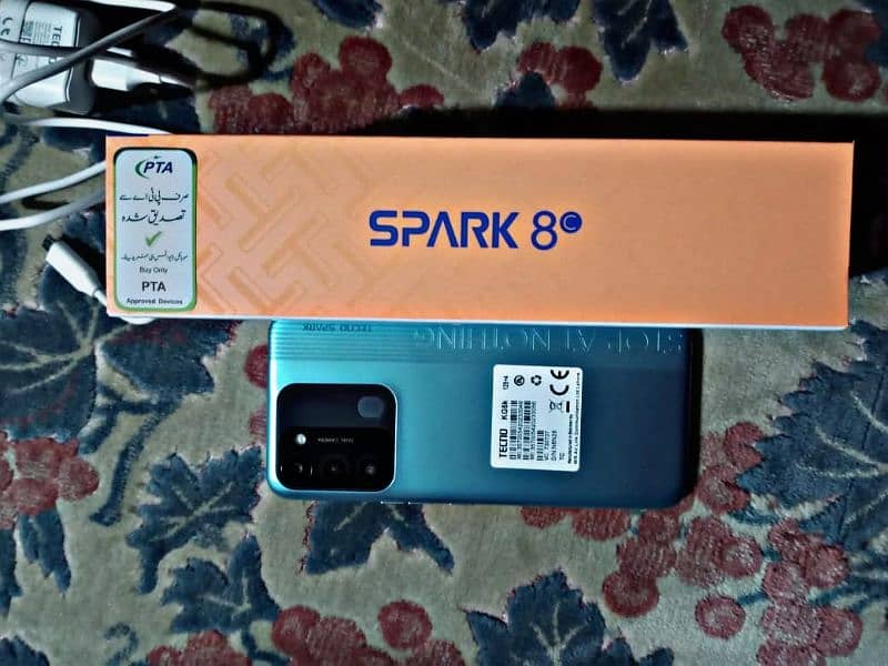 Tecno spark 8C For sale 4/128 lush condition 10/10 open box 1