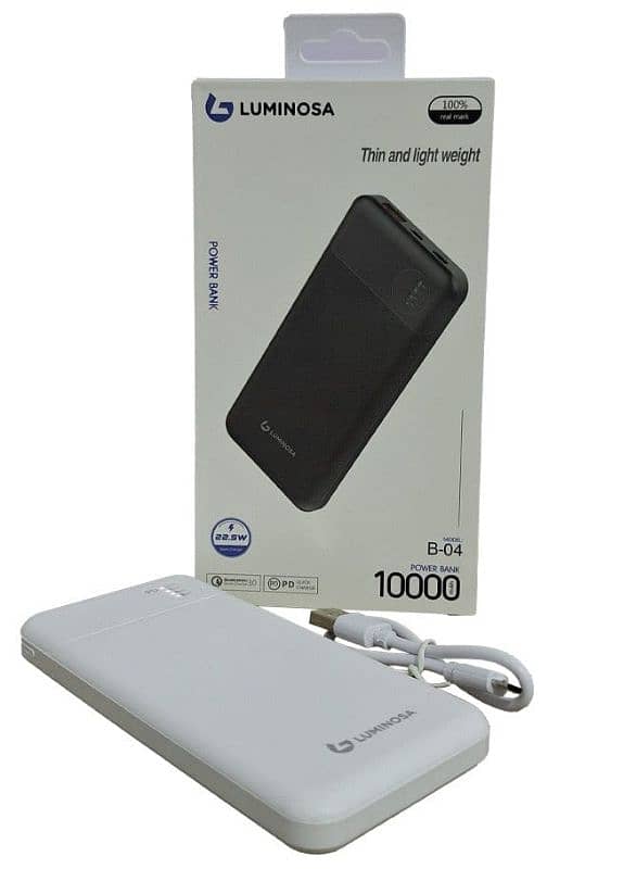 10'000 MAH FASTER power bank 22.5W 0