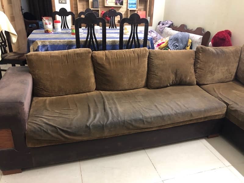 7 sitter sofa with foot rest 3