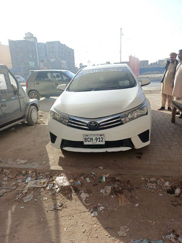 Toyota Corolla GLI model 2014 good condition/03102562143 0