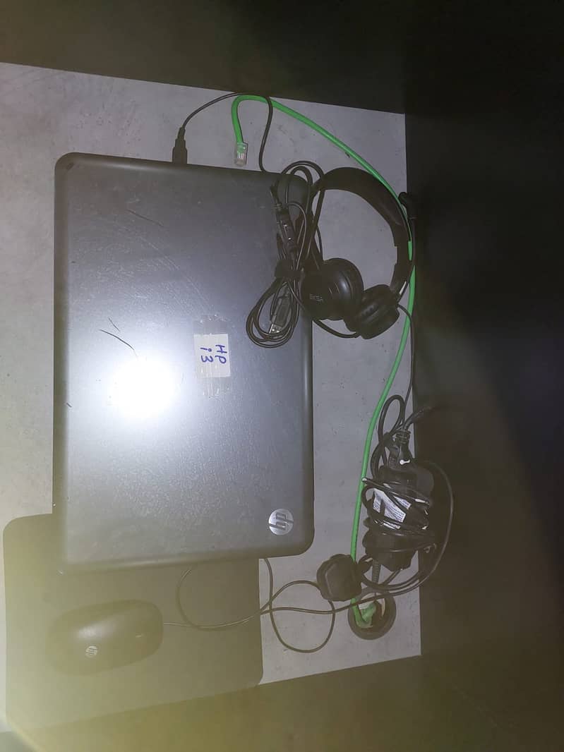 laptop with head phones and keybord mouse full sets 13