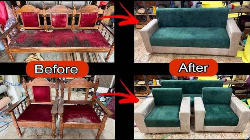 sofa repair and poshis is available 03204428978 3