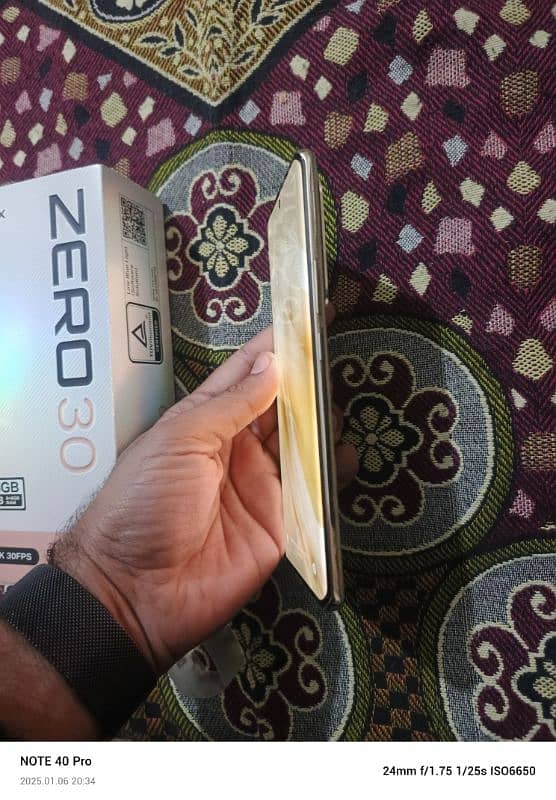 infinix zero 30 full box 256 pta approved 3