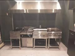 Working Table - Gentry Table - Hot Plate - Grill - Breading Table