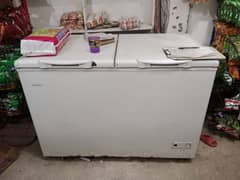 Haier freezer and refrigerator double door