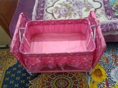 Clean used baby bed