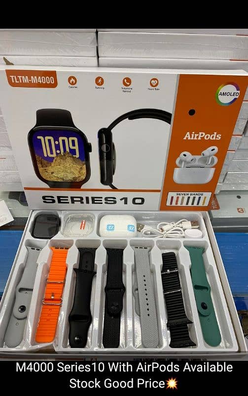 Series 10 with straps airpods and much more 0