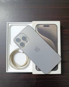 iPhone 15 Pro Max FU 256 GB with original box and original cable