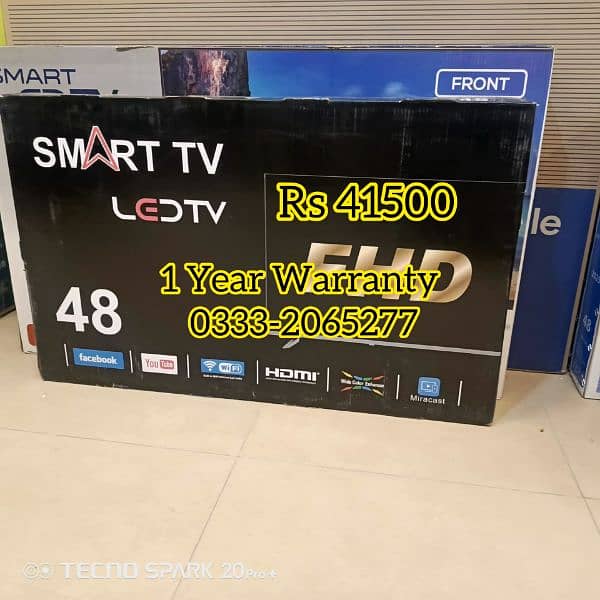 48 Inch Smart FHD WIFI ANDROID YouTube brand new Led tv 0