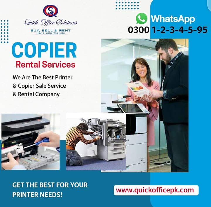 Photocopier printer on rent , rental photocopy machines 0