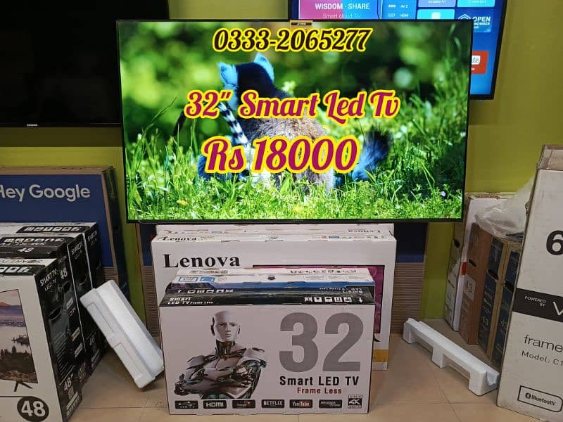 32" To 75" Inch Smart Android Led Tv YouTube Netflix 2024 Model 0