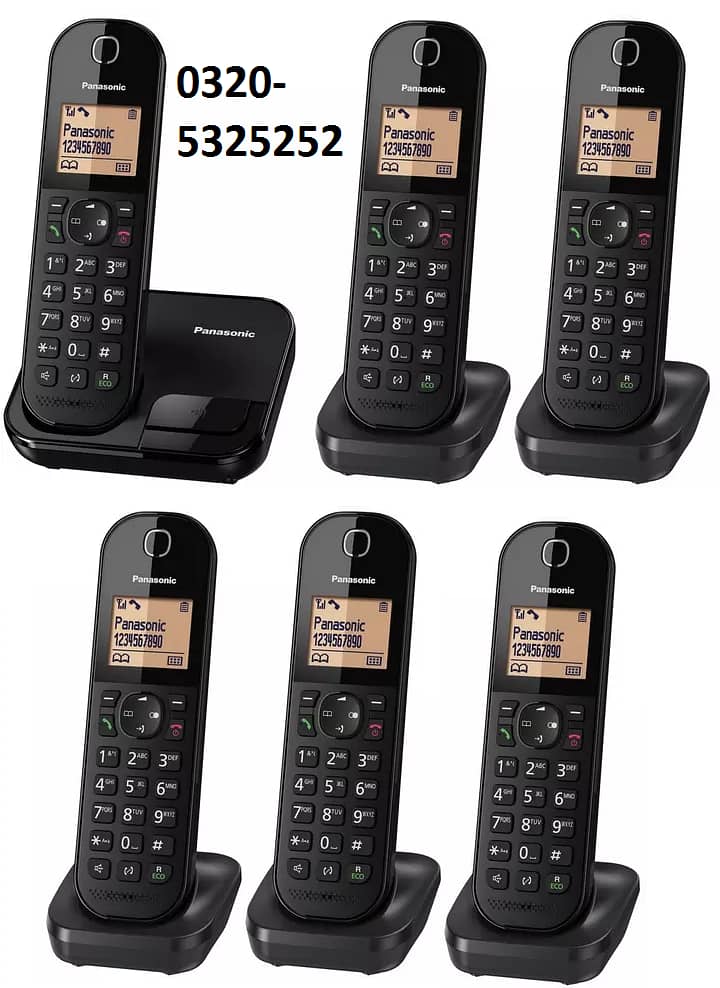 Panasonic WIRELESS INTERCOM 6 EXTENSIONS Plus PTCL Wireless Landline 0