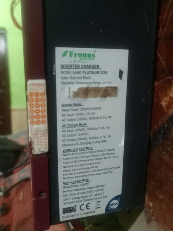 fronus pv 2200 2