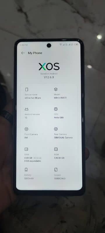 Infinix hot 30 128gb condition 10by9 complete box 0