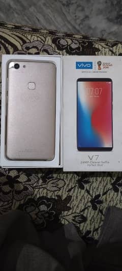 Vivo v7 mobile for sale all okay whit box no open no repair