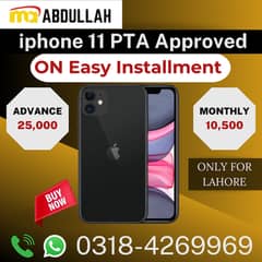 Iphone 11 PTA Approved Mobile 256GB Available On Easy Installment