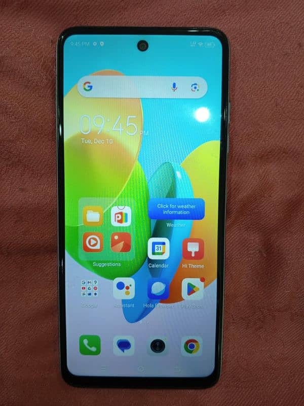 infinix hot 40 mobile blue colour 256/16 genuine good condition 8