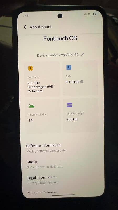 vivo v29e 5G 0