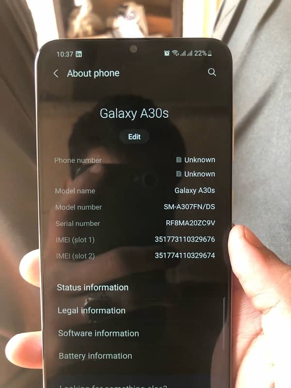 Samsung A30s 128gb pta dual approved with box 2