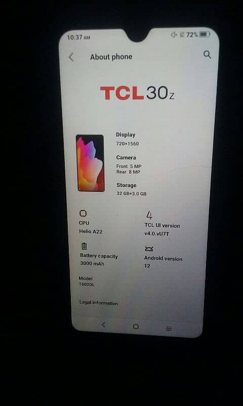 tcl 30z non pta (3/32) android 12 1