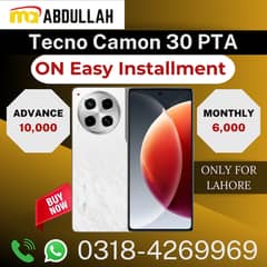 Tecno Camon 30 PTA Approved Mobile 8/256 GB Available On Installment