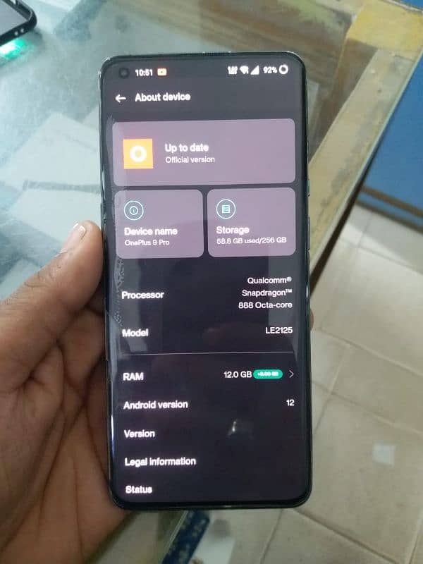oneplus 9pro 12/256 0