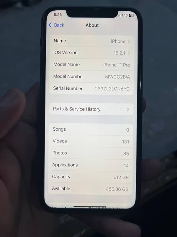 iphone 11 pro 512 gb non PTA 9