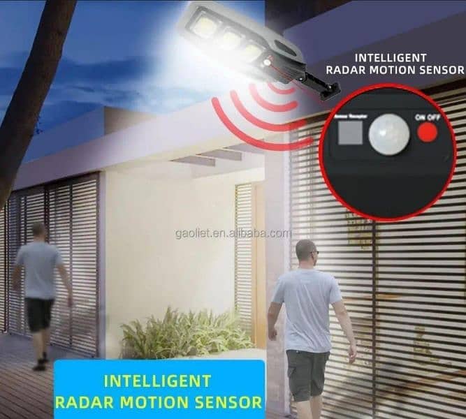 Solar Motion Sensor Outdoor Wall Light 3