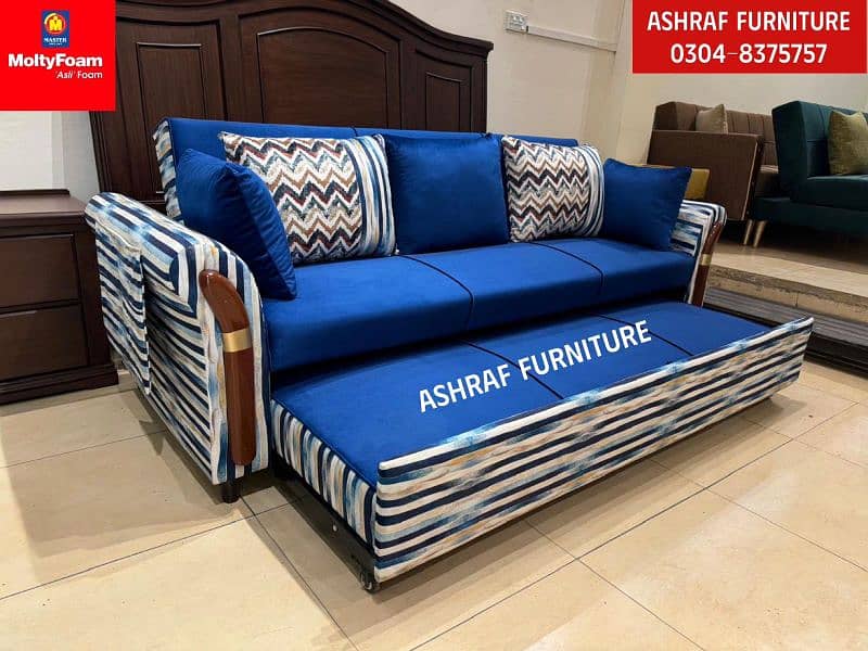 Sofa cum bed/Double cumbed/Sofa/LShape/Combed/Double bed  0304-8375757 10