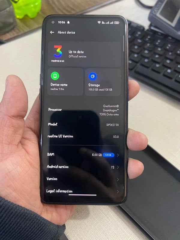 Realme 7 Pro With Complete Box 3