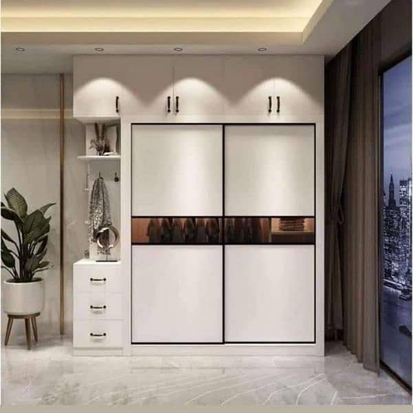 WOOD WORK KITCHEN CABINET /PARTITION 12