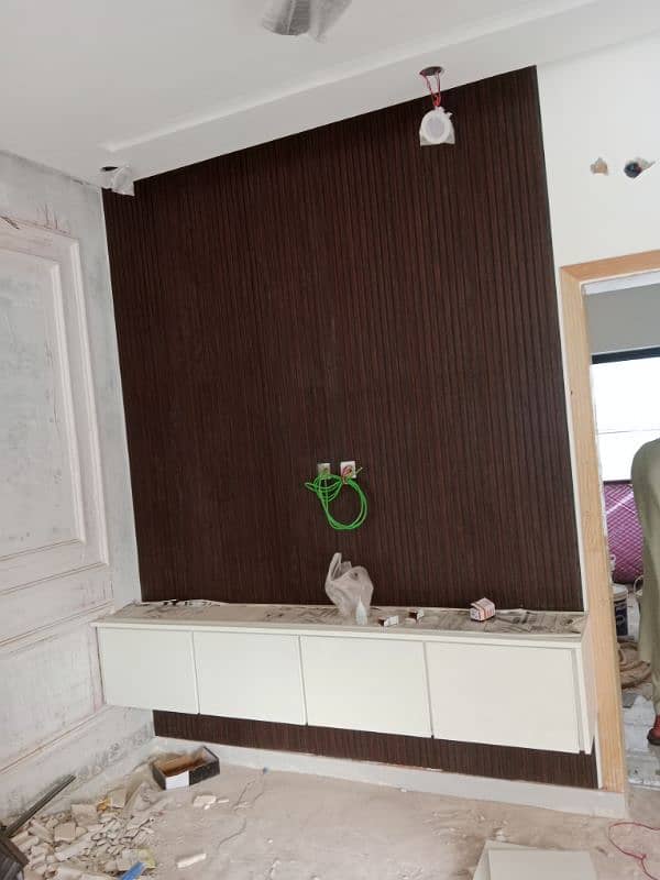 WOOD WORK KITCHEN CABINET /PARTITION 15