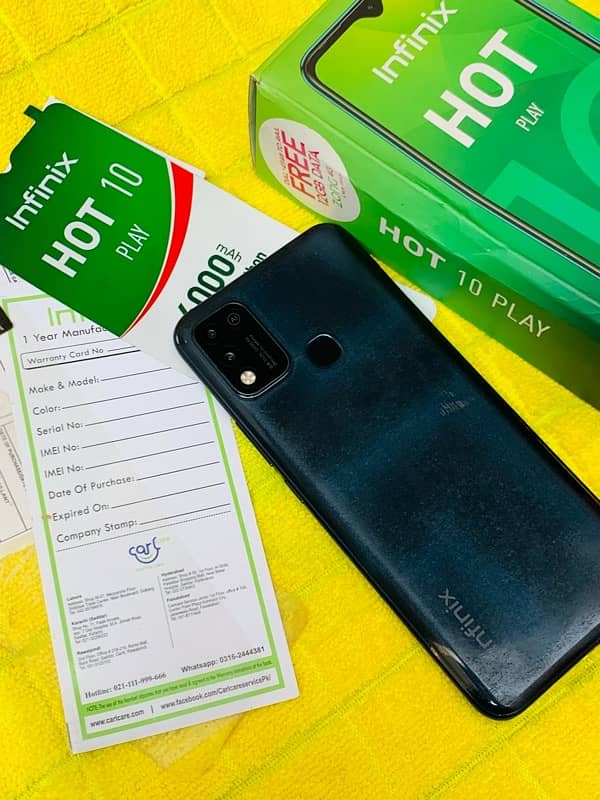 infinix hot 10 play official pta 4gb 64gb 6