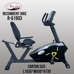 recumbent exercise bike cycle gym and fitness machine