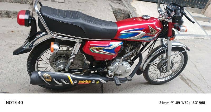 Honda cg 125 model year 22 register in 23 1