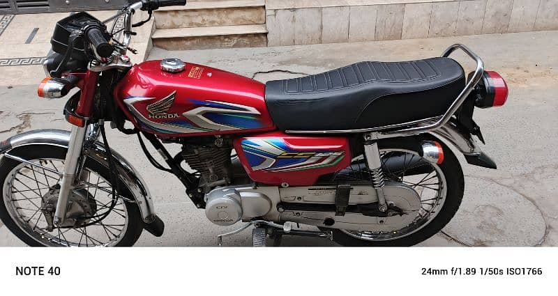 Honda cg 125 model year 22 register in 23 2