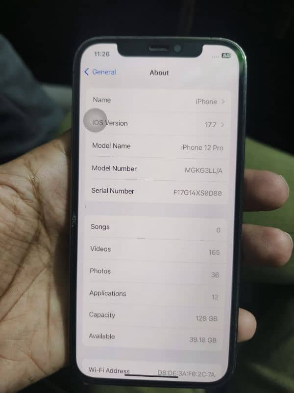 iphone 12 Pro 128gb sim locked 9/10 Best Condition 6