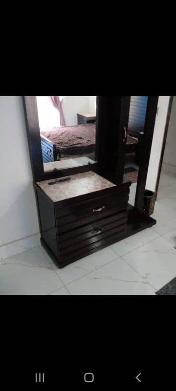 Wooden bed and dressing table in cheap price 3