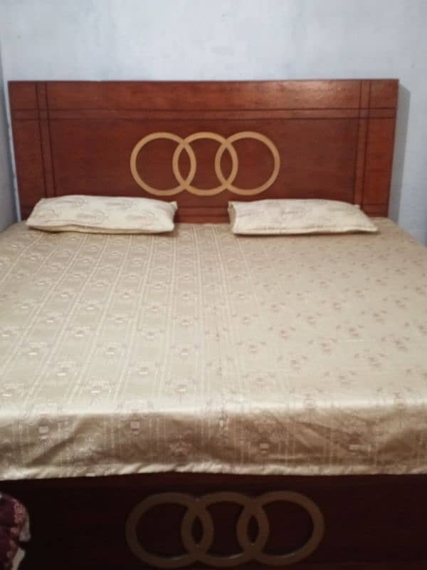 Wooden Bed Set 1