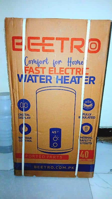 BEETRO FAST ELECTRIC WATER HEATER SOLAR COMPATIBLE FULL NEW FOR SALE. 0