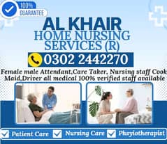 Nurse/Nanny/Patient attendant/Care Taker All home staff available