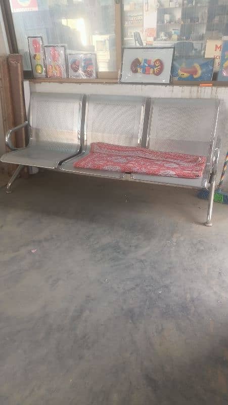 Three Seater Bench for Office Clinic 0