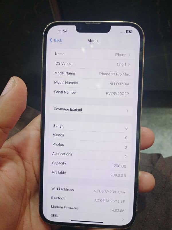 Iphone 13 pro max 256GB 4 month sim time 5