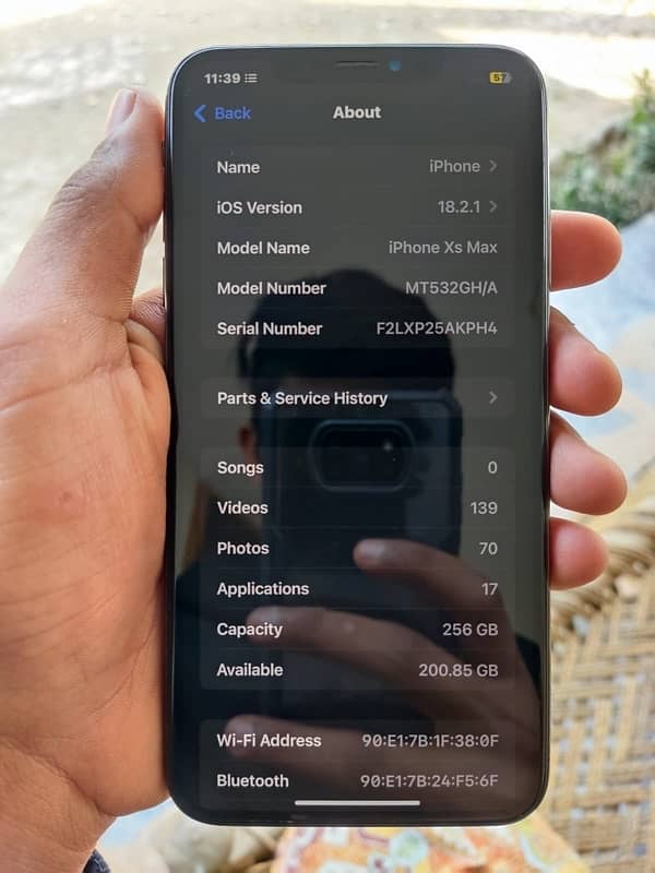 Xs Max 256 GB jv full lush Water proof 79 battery health 6