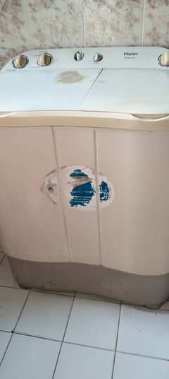 Haier Washing machine alongwith spinner for sale