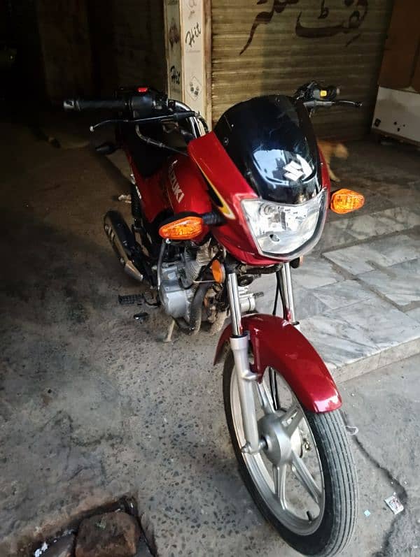 Suzuki 110 Bike 2024 modle lush condition No Fault no issue 0